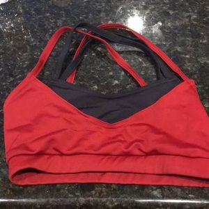 Lanteri criss cross back dance top